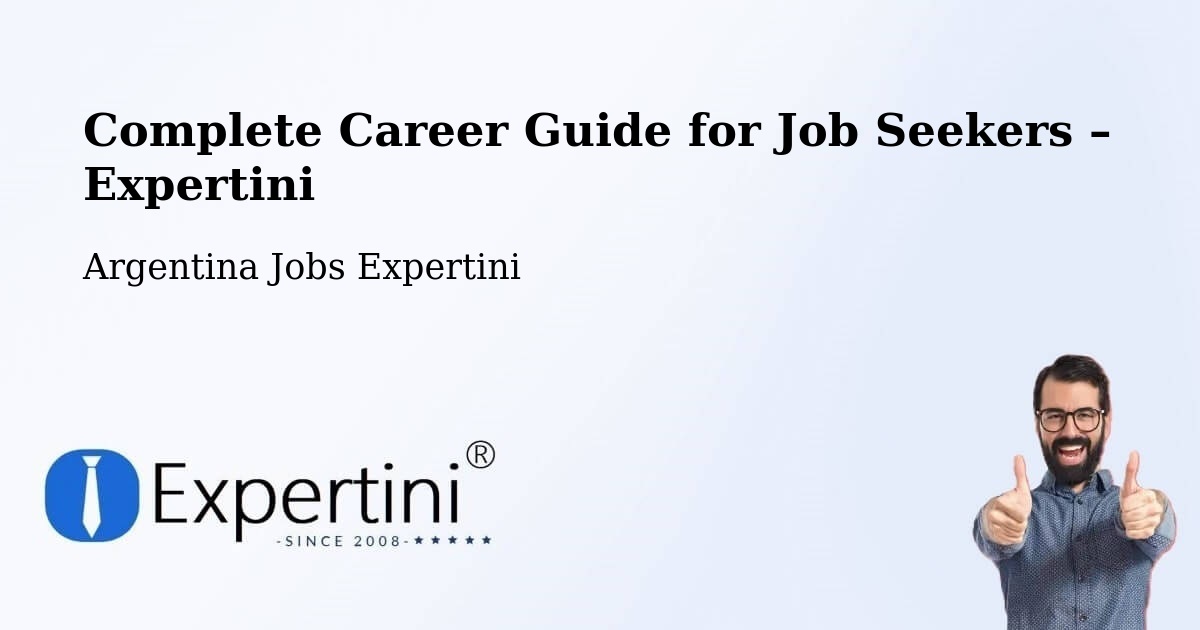 Career Guide for Job Seekers – Departamento De Río Segundo - Departamento De Río Segundo, Argentina Jobs Expertini
